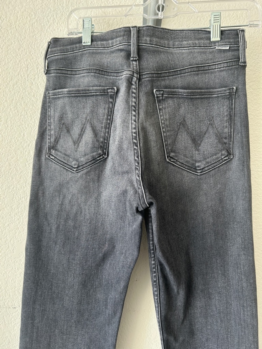 Mother The Tomcat Ankle Straight Leg Jean X Marks The Spot Faded Black size 28 - Picture 5 of 10